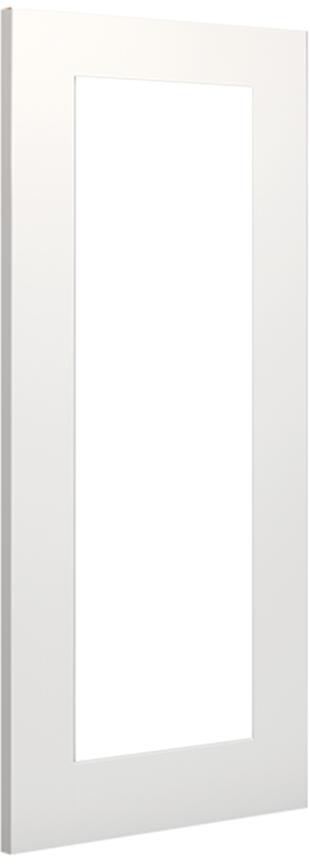 Denver White Primed Internal Door with Clear Glass (18mm Lippings)